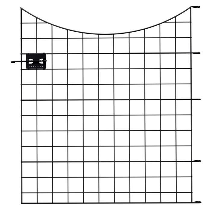 Zippity Black Metal Fence & Gate Kit - 38