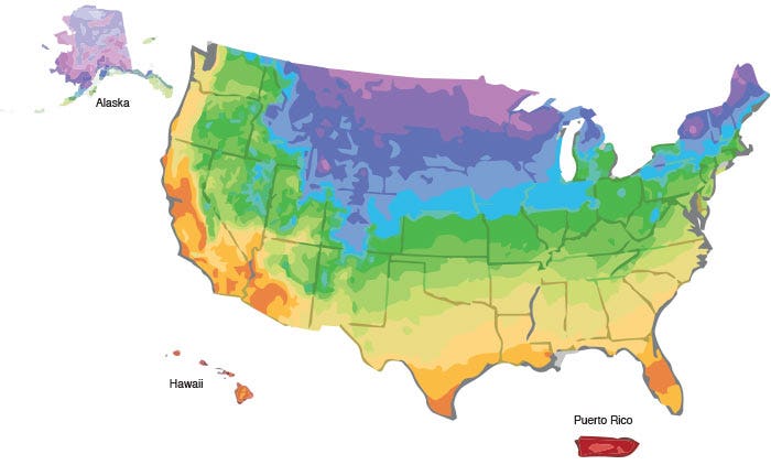 Plant Hardiness Map