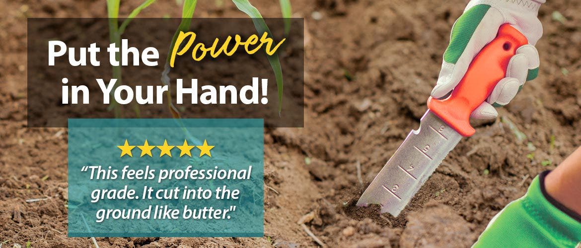 The Leonard Deluxe Soil Knife Cuts into the Ground Like Butter - Shop Now