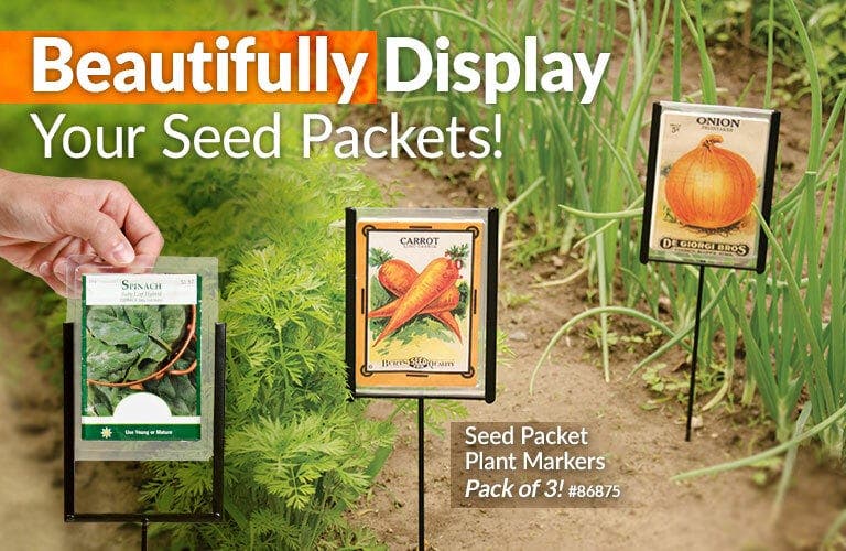 Seed Pack Plant Markers 3-Pack - Shop Now