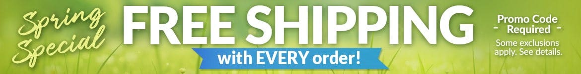 Free Ground Shipping on Any Order with Promo Code FSF25GJ