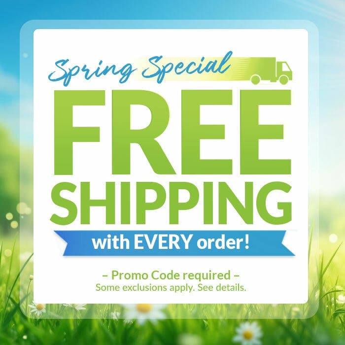 Free Ground Shipping on Any Order with Promo Code FSF25GJ