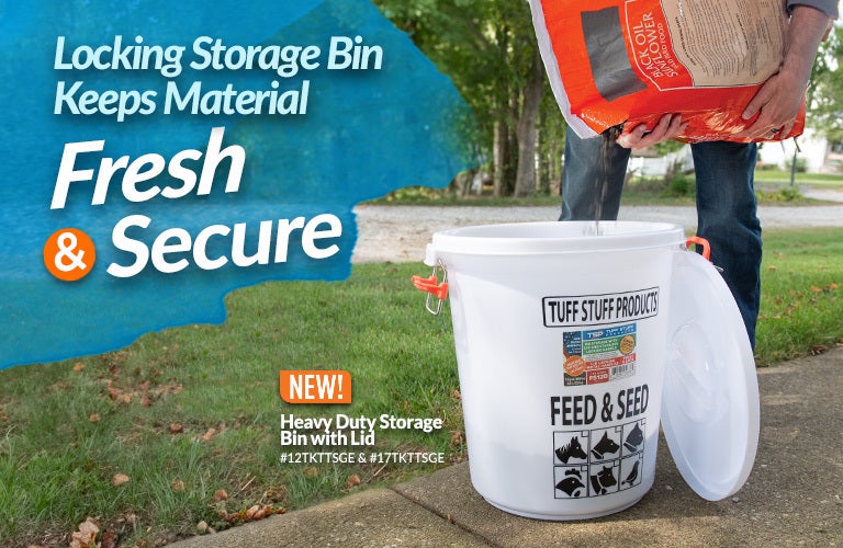 New Locking Storage Bin Keeps Material Fresh and Secure - Shop Now
