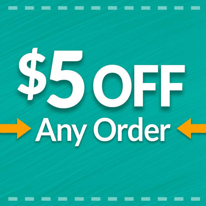 Save $5 Off Any Order with promo code MAY25G3