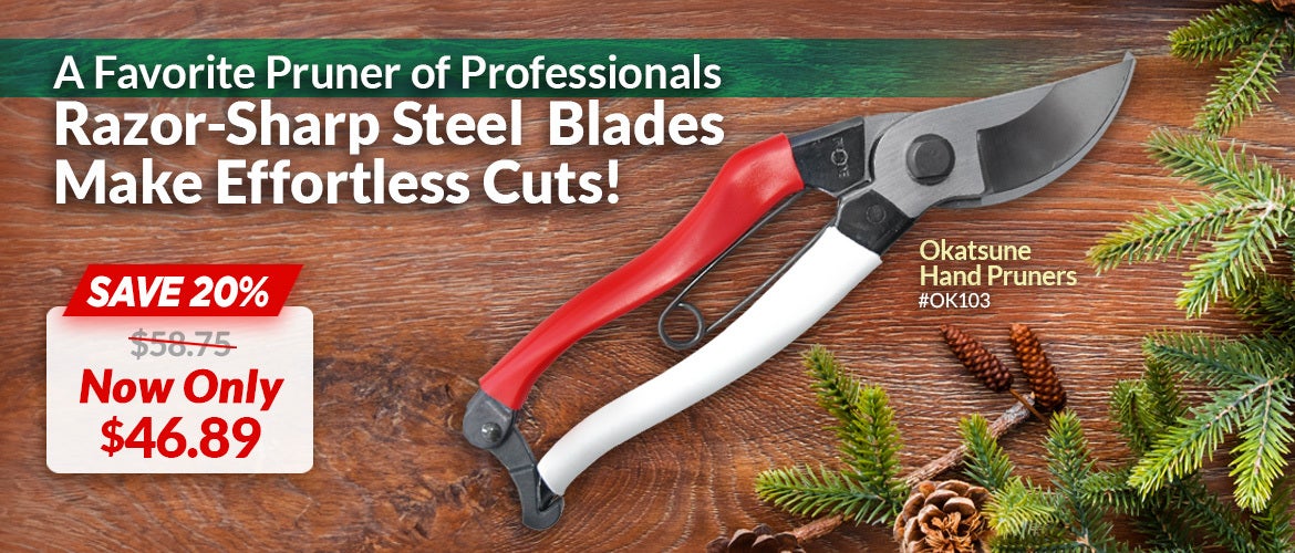 Save 20% on Okatsune Hand Pruners OK103 - Shop Now